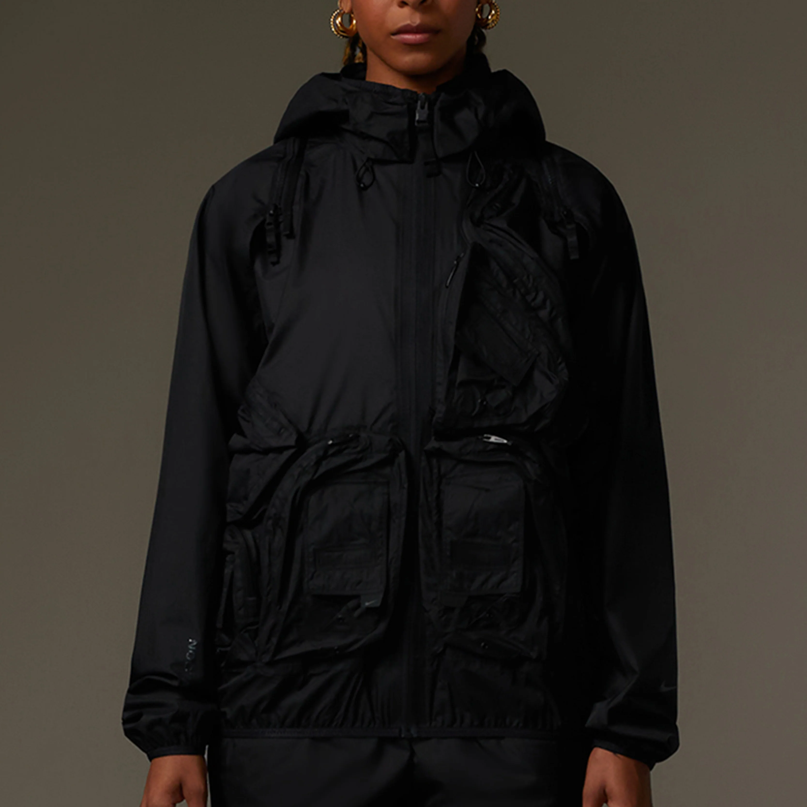 Deep Pockets Nylon Tech Jacket - Image 3
