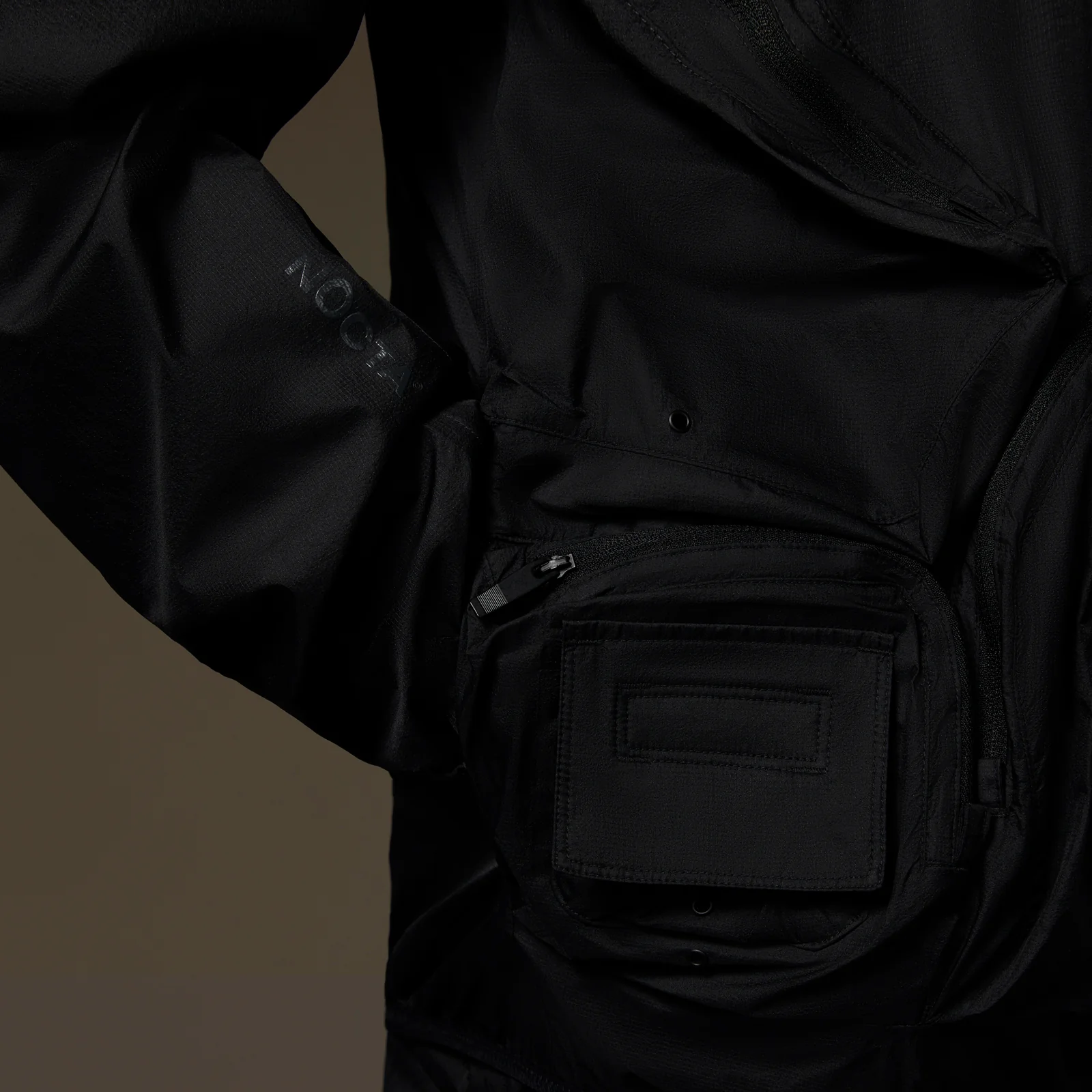 Deep Pockets Nylon Tech Jacket - Image 9