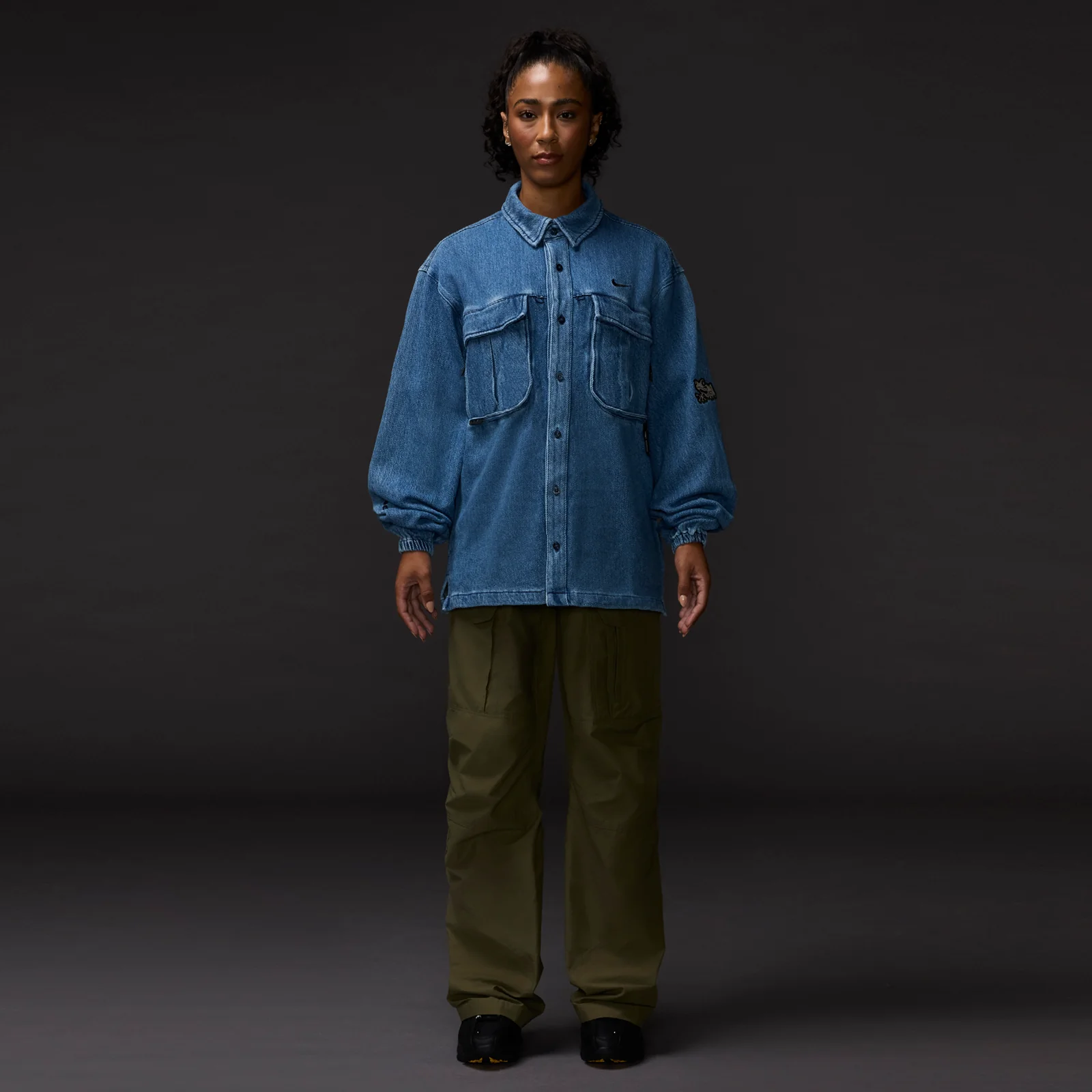Lily Pad Denim Shirt - Image 6