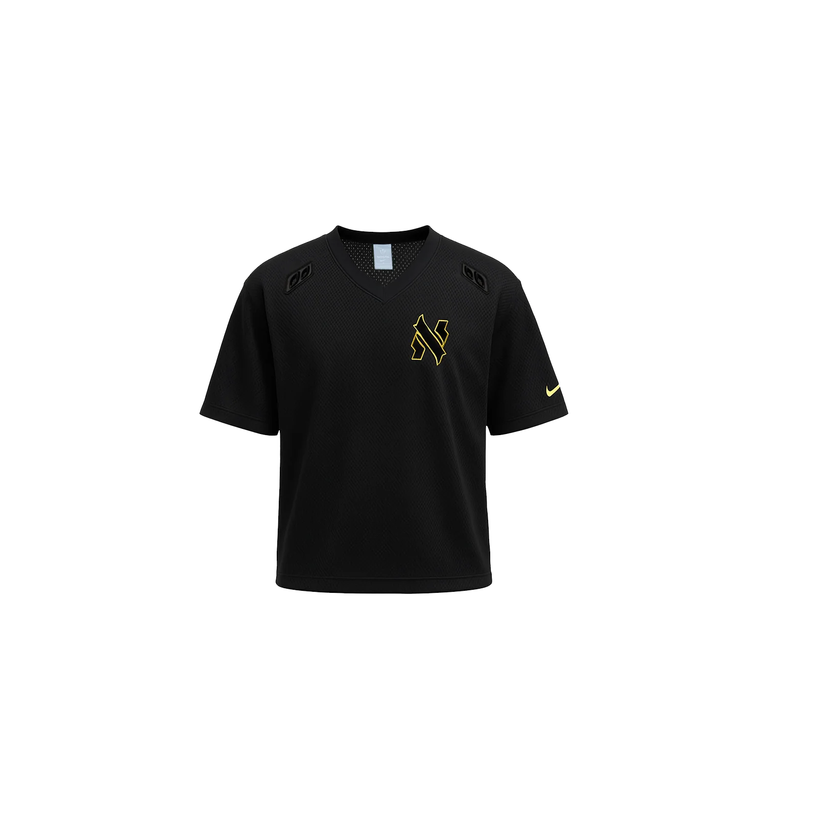 Black Mesh Short Sleeve