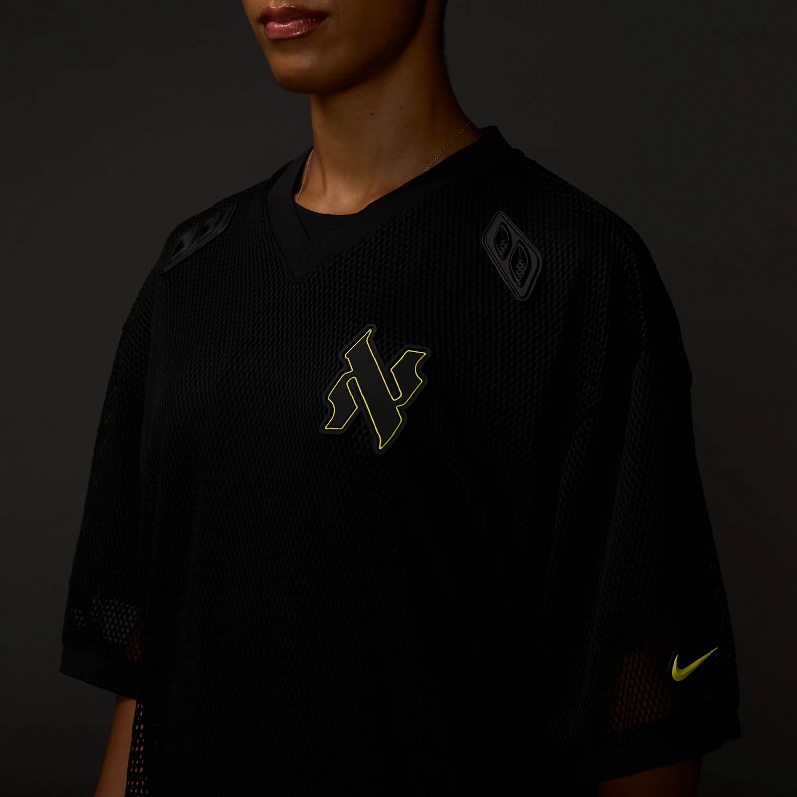 Black Mesh Short Sleeve - Image 3