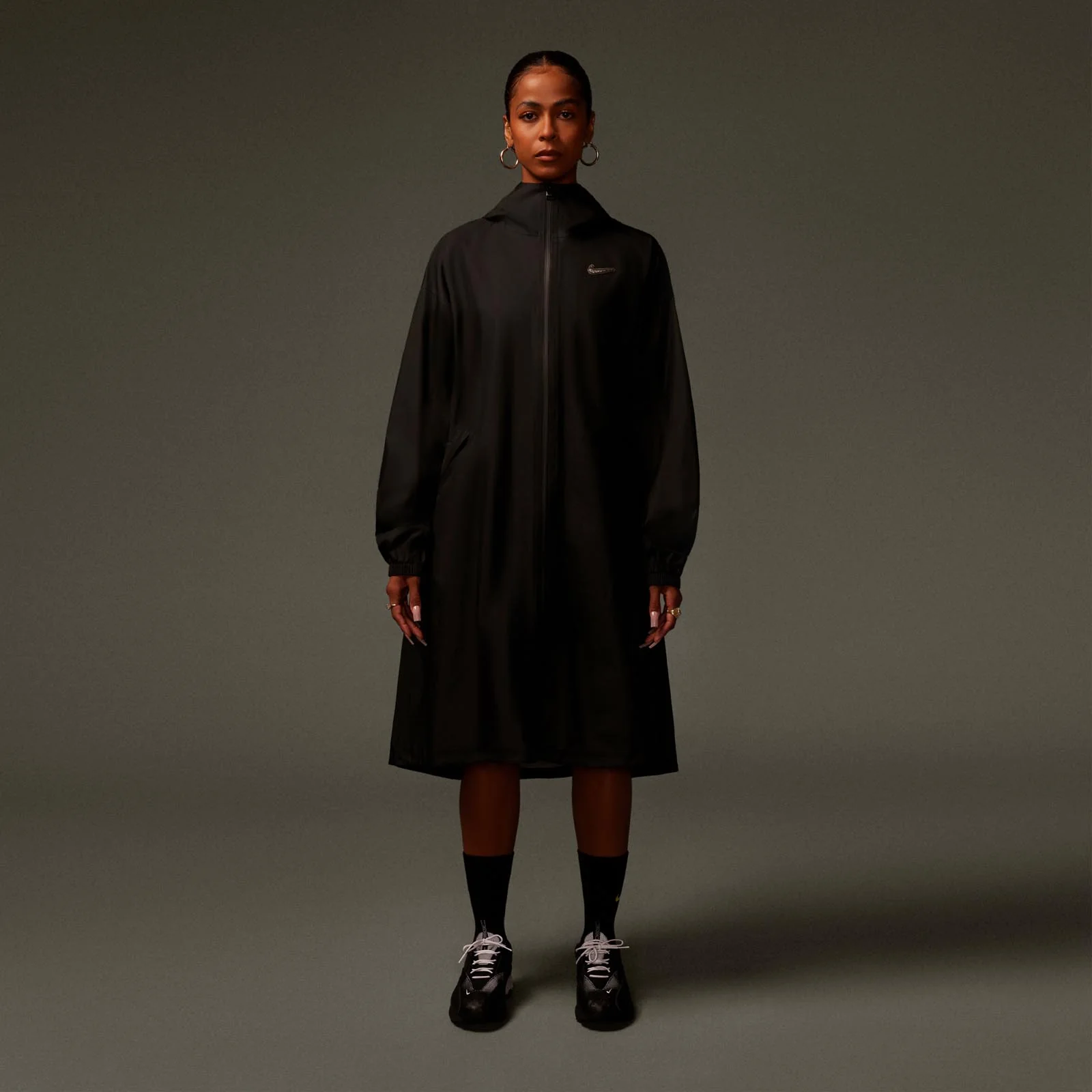Long Unisex Lightweight Shell Jacket - Image 3